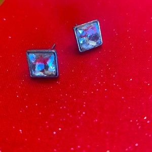 Rhinestone earrings
